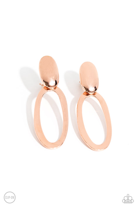 Pull OVAL! - Copper Clip On