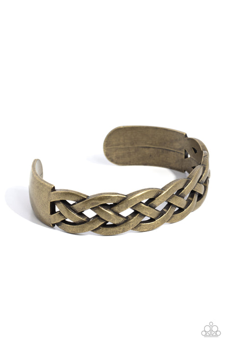 Celtic Cuff - Brass