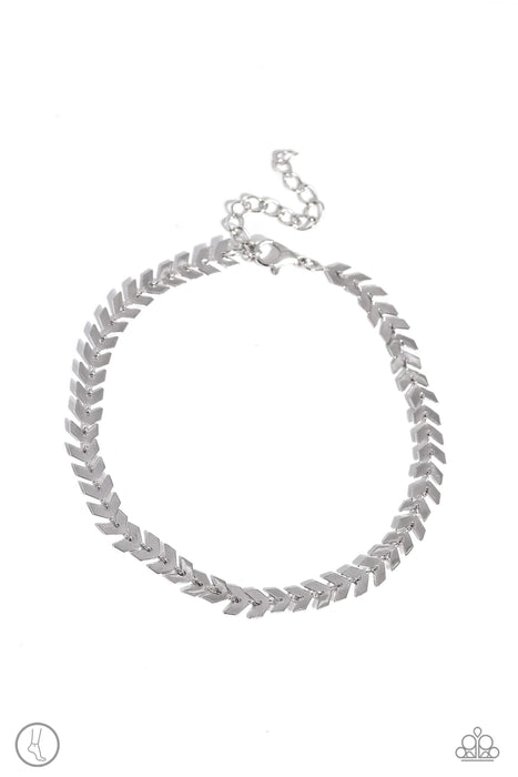 Point in Time - Silver Anklet