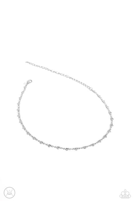 Cupid Catwalk - Silver Choker