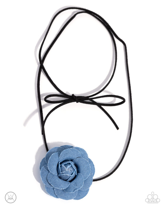 Floral Folktale - Black Choker
