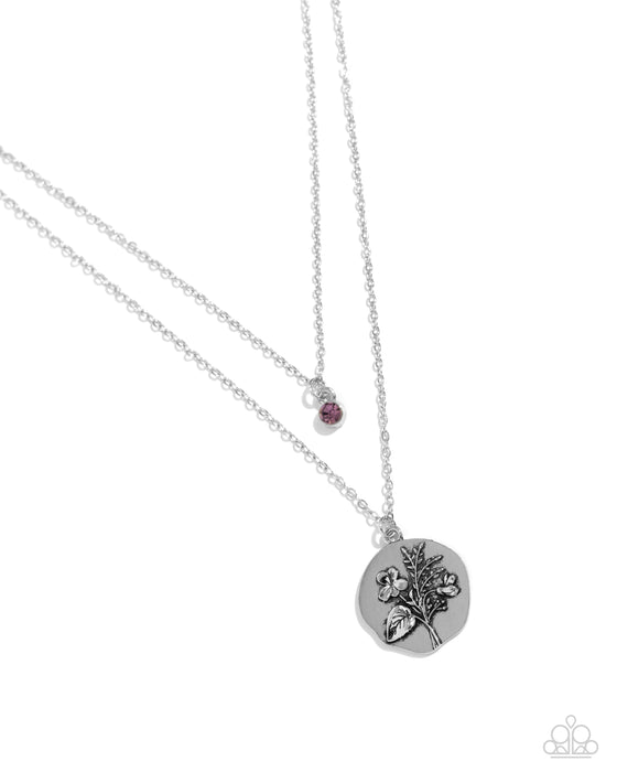 Birthstone Beauty - Purple Amethyst Violet Flower February Birthday