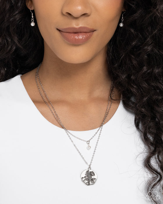 Birthstone Beauty - White Pearl Rose Flower June Birthday