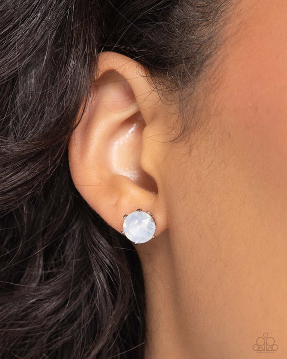 Breathtaking Birthstone - White Opalescent October Birthday