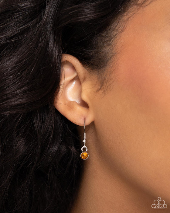 Birthstone Beauty - Orange Topaz Chrysanthemum November Birthstone