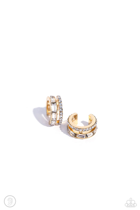 Dont Sweat The Small CUFF - Gold Ear Cuff