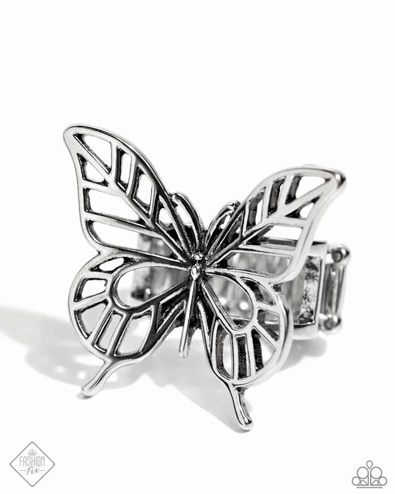 Try As I FLIGHT As Well Butterfly - Blue/Silver Set