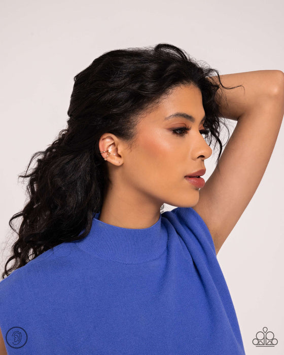 Mandatory Musings - Gold Ear Cuff