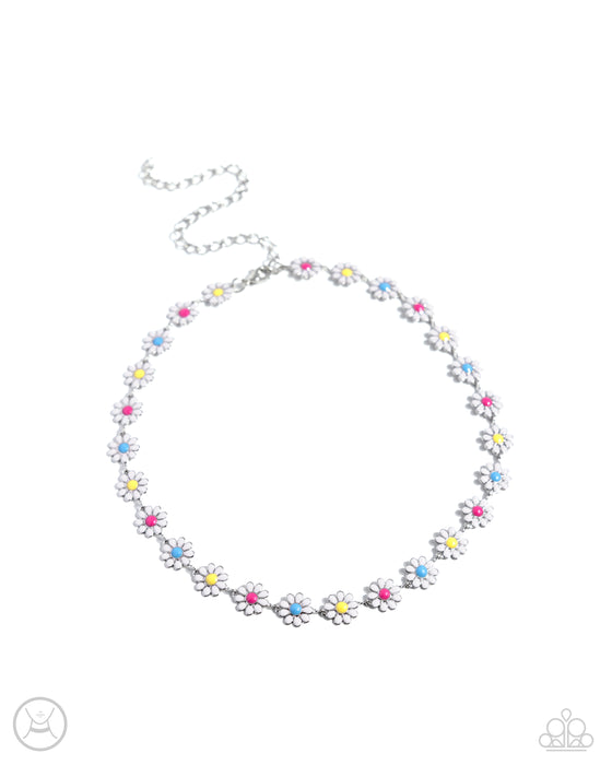 Floral Falsetto - White Choker