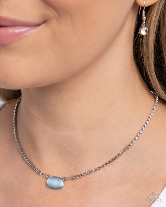 Dynamic Delicacy - Blue Choker
