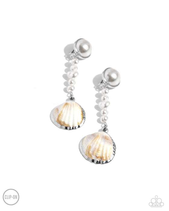 Oceanic Occasion - White Clip On