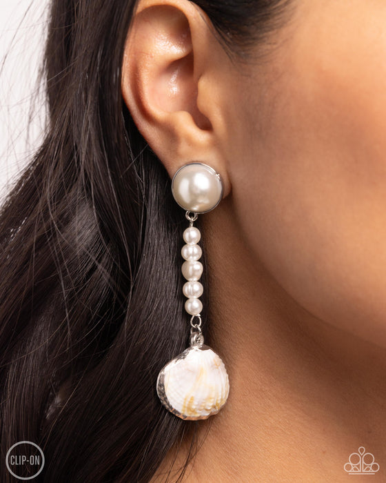 Oceanic Occasion - White Clip On