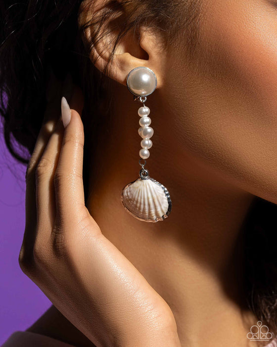 Oceanic Occasion - White Clip On