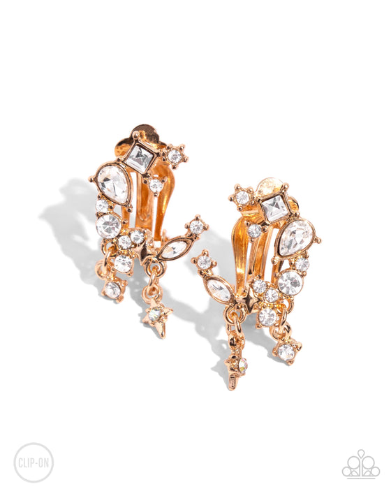 Fantastical Fashion - Gold Clip On