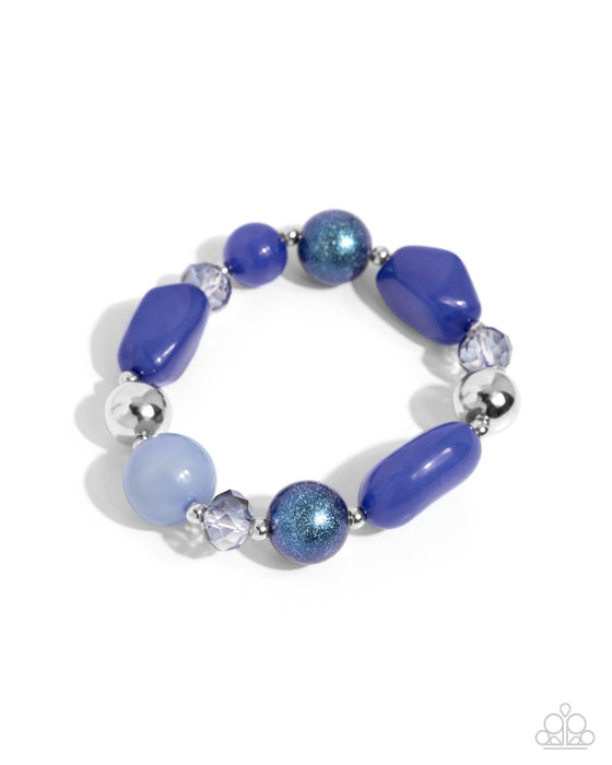 Beaded Blessing Beaded Backing - Blue Set