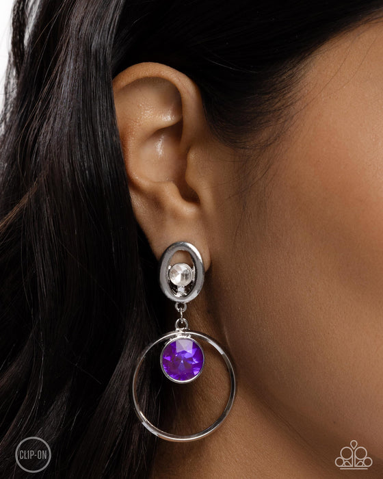 Modern Moment - Purple Clip On