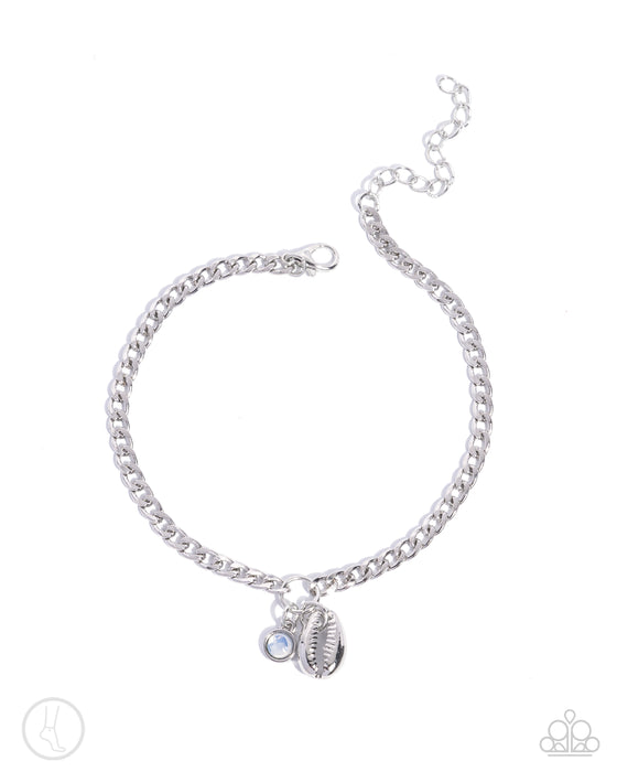 Conch Comeback - White Anklets