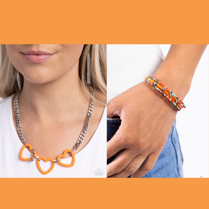 Heart Homage For WOOD Measure - Orange Set
