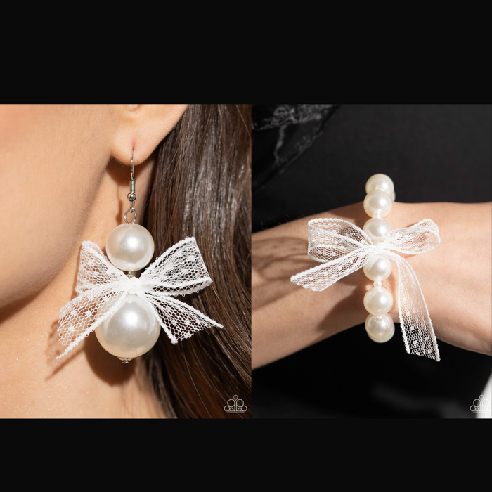 Girly Glam Elegance Ease - White Set