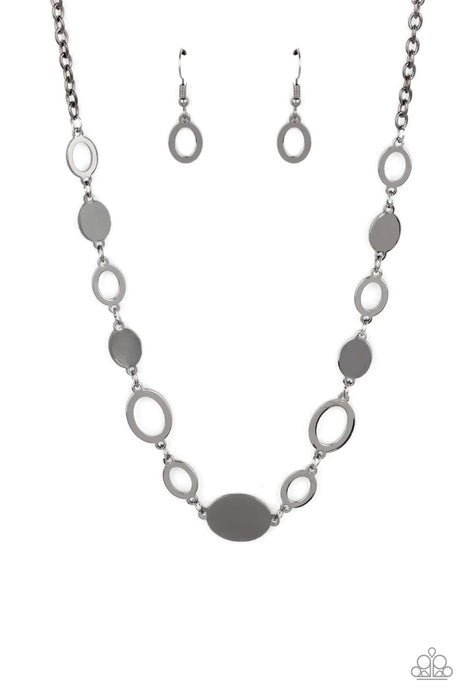 Working Oval-Time - Black