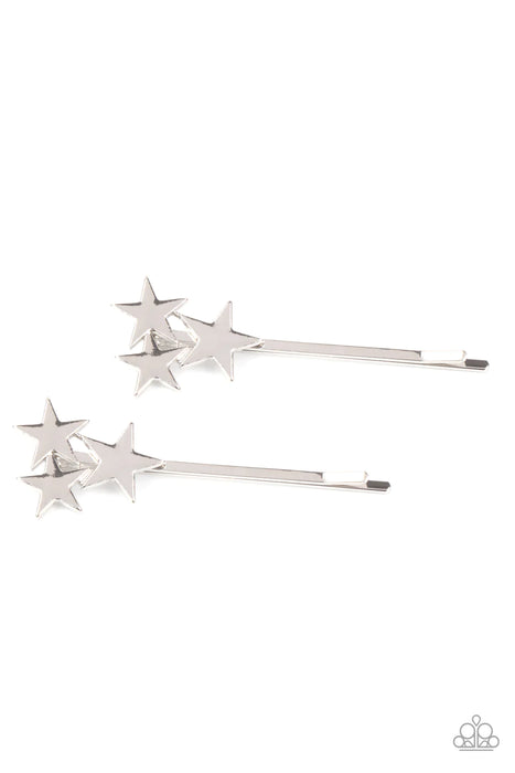 Suddenly Starstruck - Silver Star Hair Pin