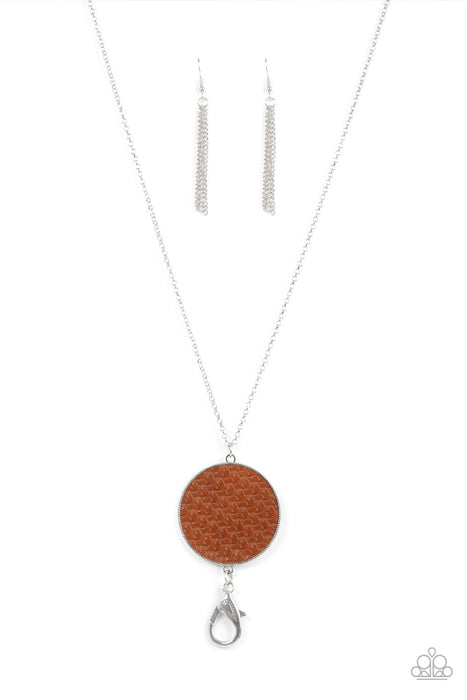 Wondrously Woven - Silver Lanyard