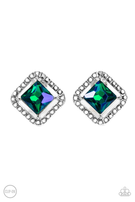 Cosmic Catwalk - Green Clip On