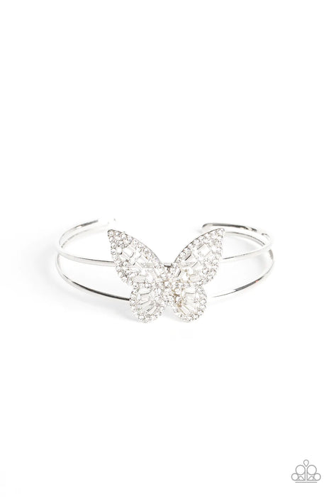 Butterfly Bella - White Rhinestone