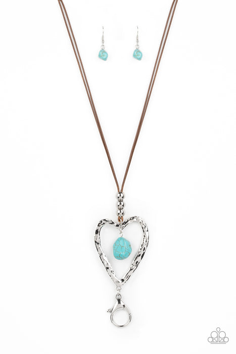 Santa Fe Sweetheart - Blue Lanyard