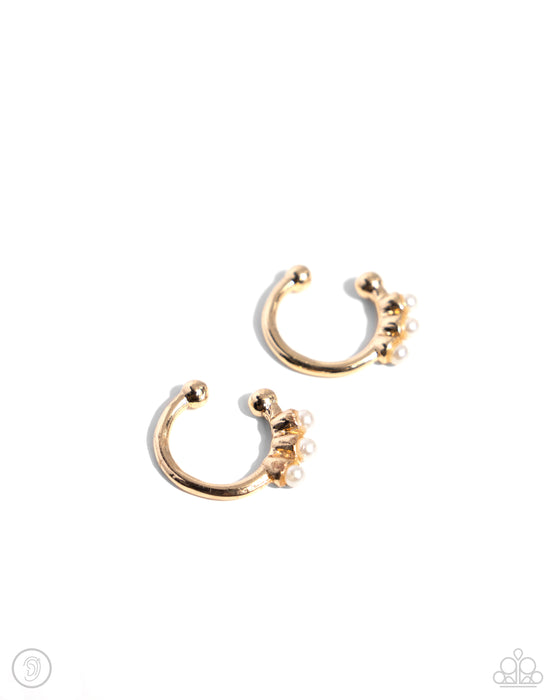 Ballerina Backdrop - Gold Ear Cuff