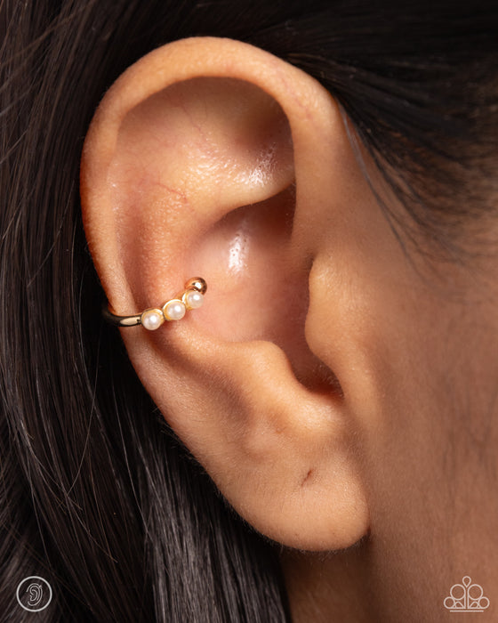 Ballerina Backdrop - Gold Ear Cuff